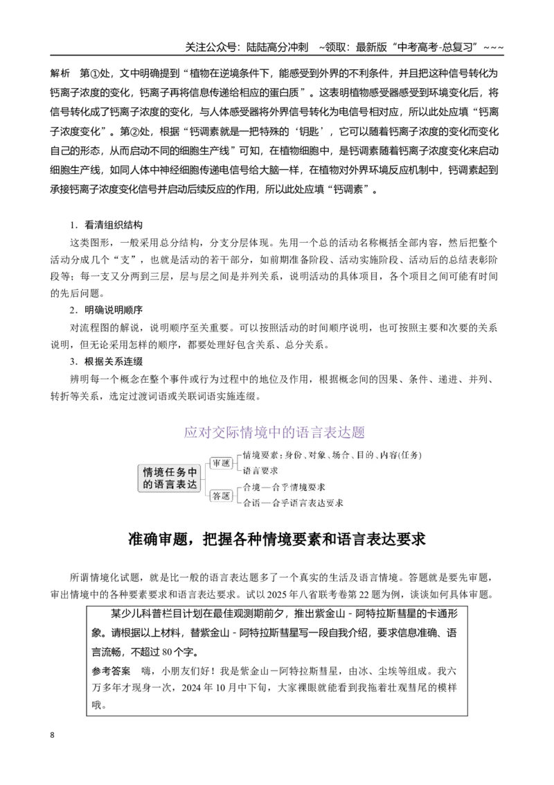 《抢分秘籍语用新题型解题秘籍（图文、交际和多角度赏析）（知识清单）（学生版）_专项复习_2026年-语文专项复习_2026年高考语文抢分秘籍（新高考专用）-G221_2026版》第8页预览