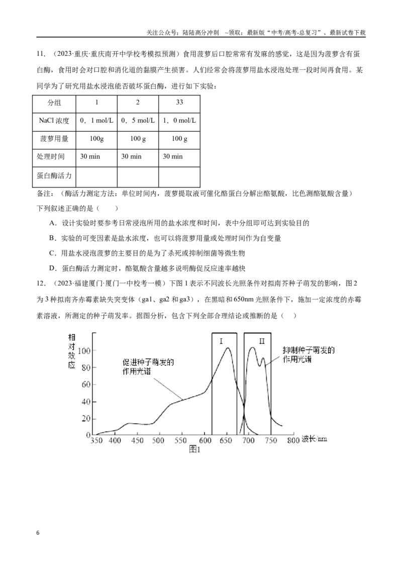 《必刷15科学探究思维（共60题）（原卷版）_06-生物-高考总复习_专项复习_2024年_2024年新高考生物总复习高频考点必刷题真题模拟题_资料》第6页预览