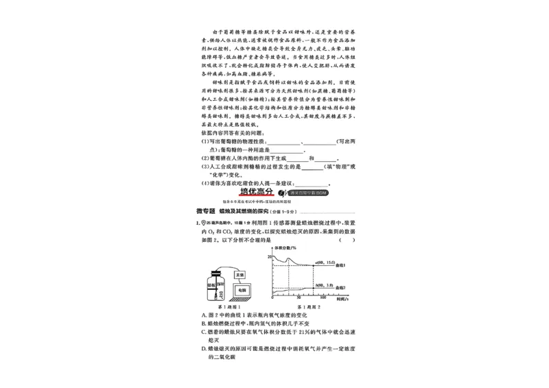 《九上化学专题卷A4（一列）(1)_26秋小学初中各机构教辅大合集（一本、教材帮、阳光同学、王朝霞、实验班、小典中点、上分卷、白欧、课堂笔记等等）_26秋初中教辅资料》第8页预览