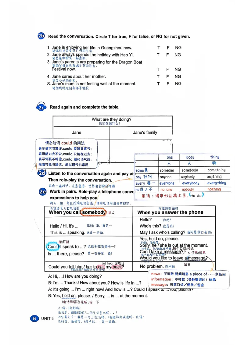 《2026版初中《课堂笔记》7年级上册（英语）（鲁教54版）_26秋小学初中各机构教辅大合集（一本、教材帮、阳光同学、王朝霞、实验班、小典中点、上分卷、白欧、课堂笔记等等）》第4页预览