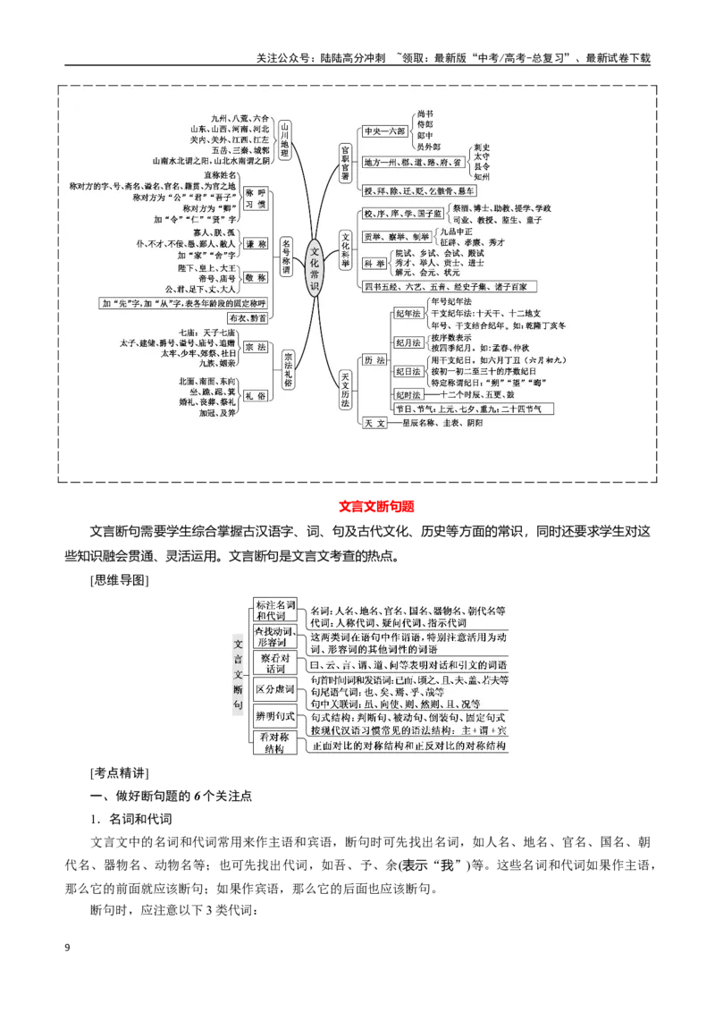 《抢分秘籍文言文阅读与翻译解题秘籍（教师版）_专项复习_2025年_2025年高考语文抢押秘籍（黑吉辽蒙专用）》第9页预览