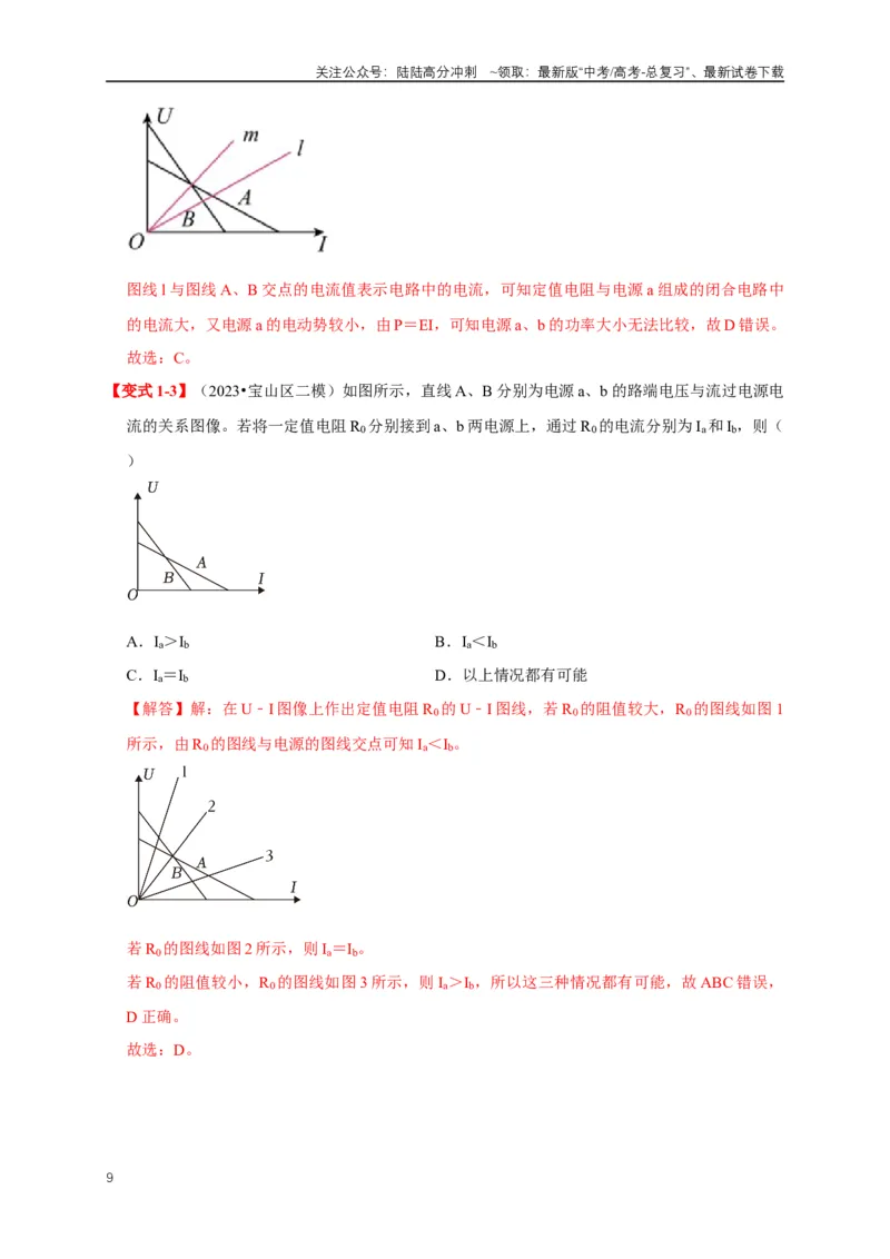 《易错点09动态电路分析与电功率计算（4陷阱点5考点4题型）（教师版）_04-物理-高考总复习_专项复习_2025年_2025年高考物理易错题汇总重难点题型举一反三专项训练_资料》第9页预览