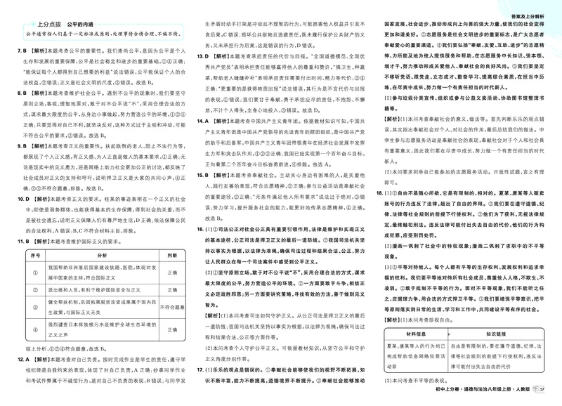 《卷⑥第三单元基础诊断卷（A卷）-卷⑨第四单元提优验收卷（B卷）_2027版初中《理想树上分卷》8年级上册（道法）（人教）》第2页预览