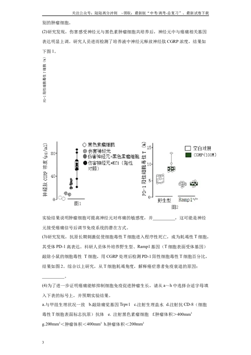 《必刷题型四实验探究题（含实验思路等20）(原卷版)_06-生物-高考总复习_专项复习_2024年_2024年高考生物学总复习高频考点必刷900题高考题_资料》第3页预览