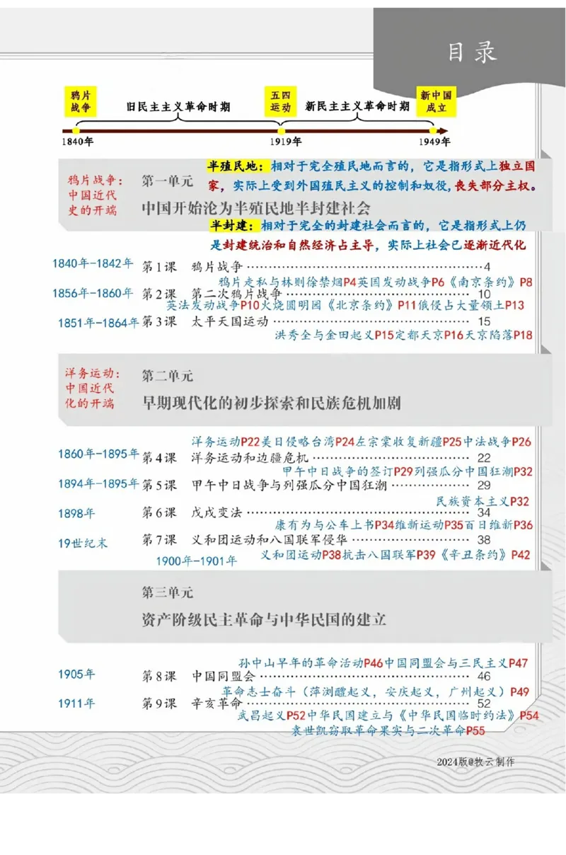《2025秋《课堂笔记》八上历史（人教版）_26秋小学初中各机构教辅大合集（一本、教材帮、阳光同学、王朝霞、实验班、小典中点、上分卷、白欧、课堂笔记等等）_26秋初中教辅资料》第2页预览