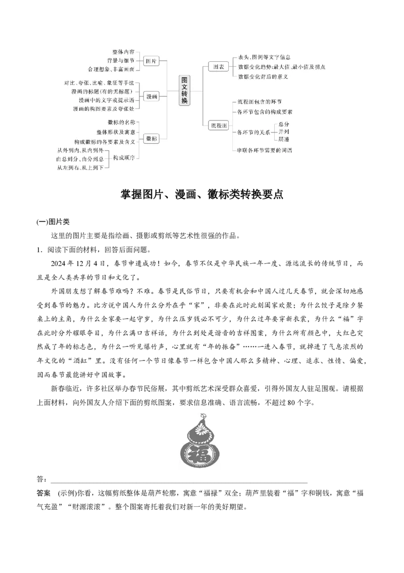 《抢分秘籍语用新题型解题秘籍（图文、交际和多角度赏析）（知识清单）（原卷版）_三轮冲刺_2026年试卷教辅资源等多个文件》第2页预览