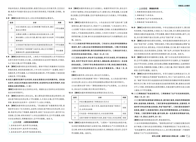 《卷①第一单元基础诊断卷（A卷）-卷⑤期中综合检测卷_2027版初中《理想树上分卷》8年级上册（道法）（人教）》第3页预览