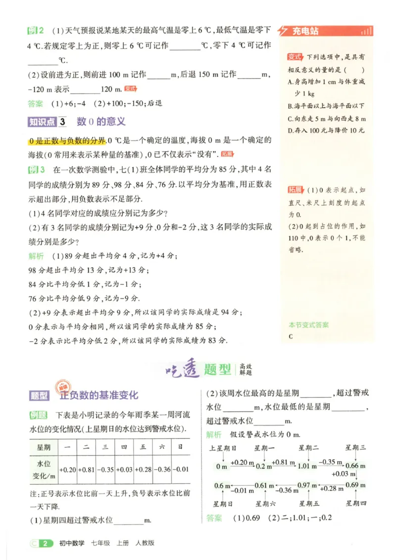 《吃透重难点_2027版初中《53初中试卷》7年级上册（数学）（人教）(1)》第6页预览
