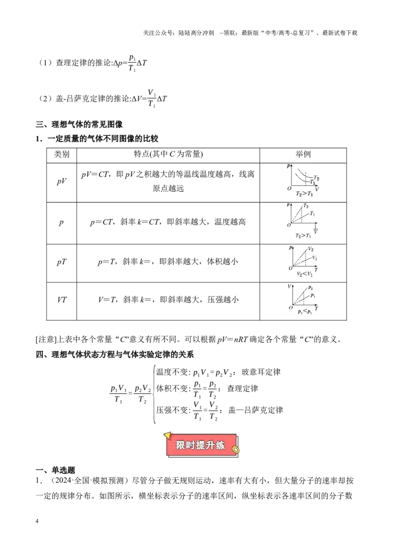 《重难点16热学(热力学定律、气体实验定律、气体图像、理想气体状态方程的综合应用)（解析版）_04-物理-高考总复习_专项复习_2025年_2025年高考物理重难点讲义专练（新高考通用）》第4页预览