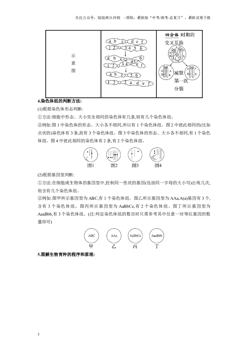 《解密13变异与育种（讲义)-高频考点解密2023年高考生物二轮复习讲义+分层训练（新教材）_06-生物-高考总复习_二轮复习_2024年_2024年新教材高考生物二轮复习讲义分层训练题考点_资料》第3页预览