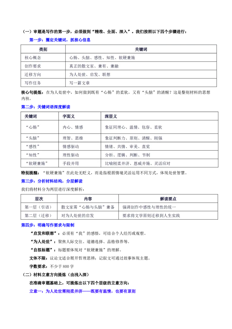《江浙皖高中(县中)发展共同体10月联考“心肠与头脑”“感性与知性”“软硬兼施”的辩证思考-_专项复习_2026年-语文专项复习_582026年高考语文各地名校模考卷作文导写》第2页预览
