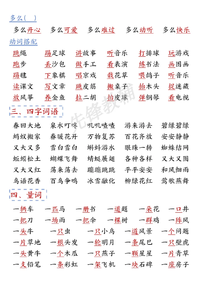 《2025年一年级语文下册期中高频考点知识汇总-SY_1年级下册同步教辅_1下-语文_一下语文-复习资料》第3页预览