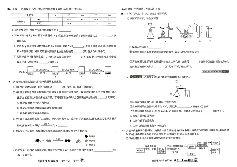 《化学（全国）_2027版初中《金考卷中考45套汇编》（化学）（全国版）》第8页预览