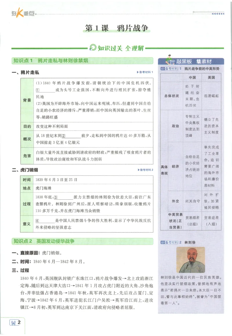 《2027《初中历史•必刷题》8上狂K重点_26秋小学初中各机构教辅大合集（一本、教材帮、阳光同学、王朝霞、实验班、小典中点、上分卷、白欧、课堂笔记等等）_26秋初中教辅资料》第6页预览