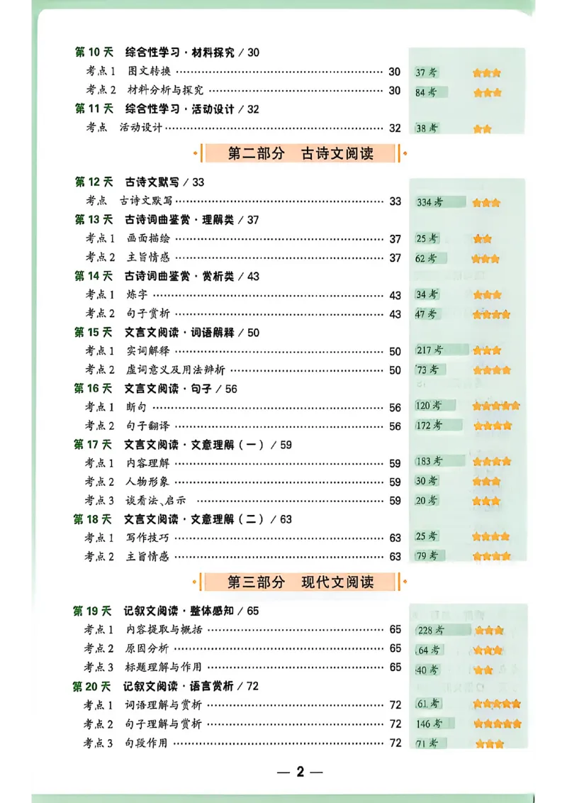 《2027中考早复习语文_26秋小学初中各机构教辅大合集（一本、教材帮、阳光同学、王朝霞、实验班、小典中点、上分卷、白欧、课堂笔记等等）_26秋初中教辅资料_26秋《万唯》系列_语文》第3页预览