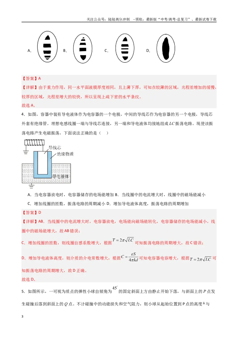 《物理（山东卷）（全解全析）_04-物理-高考总复习_二轮复习_2025年_2025年高考物理第二次模拟卷25套_物理（山东卷）》第3页预览