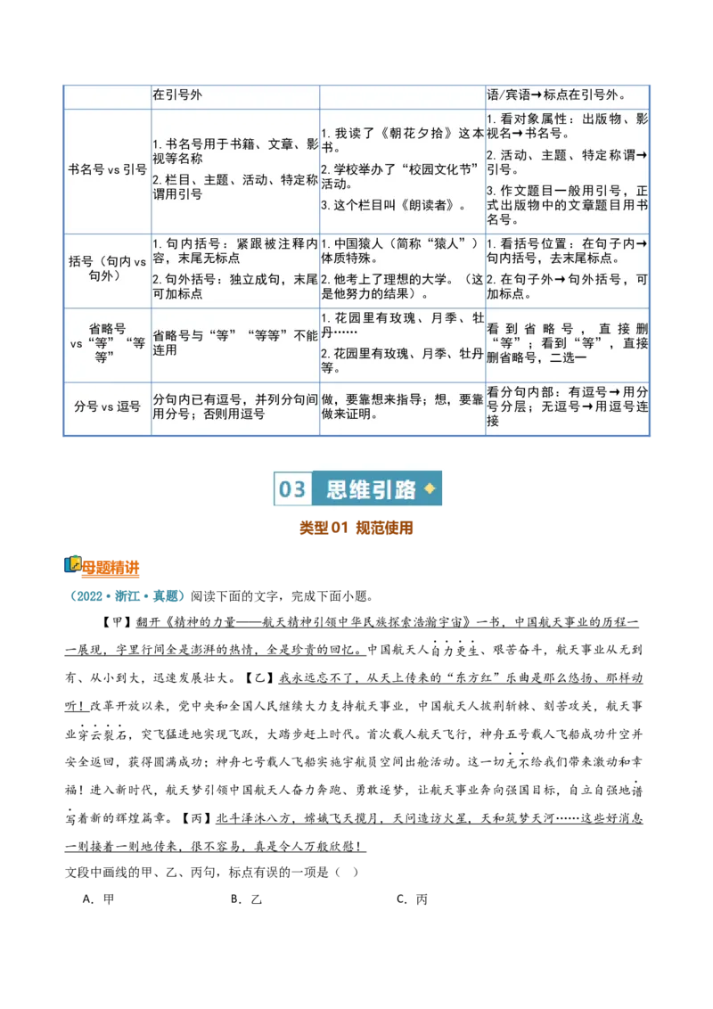 《清单02语言文字运用（标点符号）（知识·方法·能力清单）（学生版）(1)_二轮复习_2026年-语文二轮复习_2026年高考语文二轮复习课件+讲义+练习（新高考通用）-G92_2026版》第6页预览