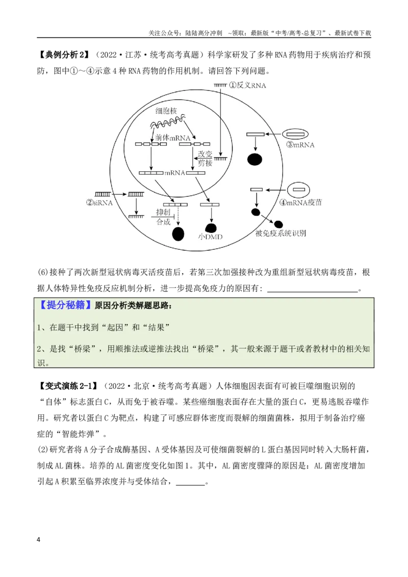 《专题08生命活动调节（原卷版）_06-生物-高考总复习_二轮复习_2024年_2024高考生物二轮复习热点题型归纳与变式演练解题_资料》第4页预览