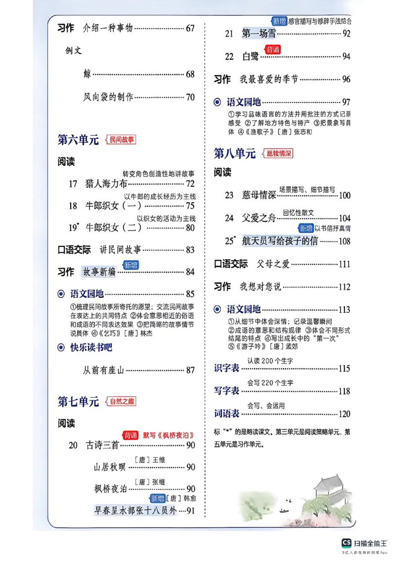 《26秋《课堂笔记》五上语文（含生字表）_26秋小学初中各机构教辅大合集（一本、教材帮、阳光同学、王朝霞、实验班、小典中点、上分卷、白欧、课堂笔记等等）_26秋小学教辅资料》第2页预览