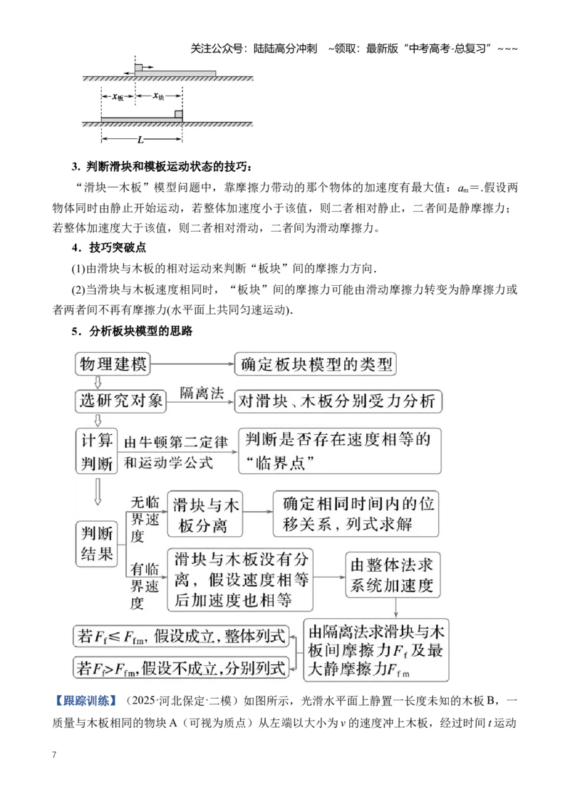 《专题09动力学三大观点的应用（知识清单）（全国通用）（学生版）_04-物理-高考总复习_一轮复习_2026年-物理高考一轮复习_2026年高考物理一轮复习知识清单（全国通用）-G56_2026版》第7页预览