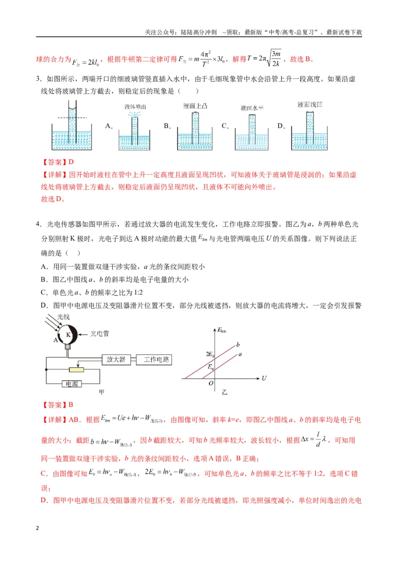《物理（江苏卷03）（全解全析）_04-物理-高考总复习_专项复习_2025年_2025年高考押题预测卷（多地区）物理》第2页预览
