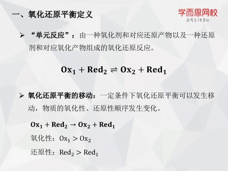 《笔记-第13讲-氧化还原平衡-0c00131a094d_学而思高一全套_2019秋季高一1_19秋季实验A班高一化学直播班16讲张鑫雨_资料》第8页预览