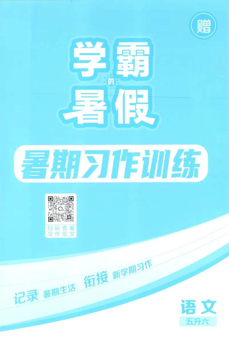 《习作训练_26秋小学初中各机构教辅大合集（一本、教材帮、阳光同学、王朝霞、实验班、小典中点、上分卷、白欧、课堂笔记等等）_26秋小学教辅资料_172026秋小学《暑假》系列语数英_758》第1页预览