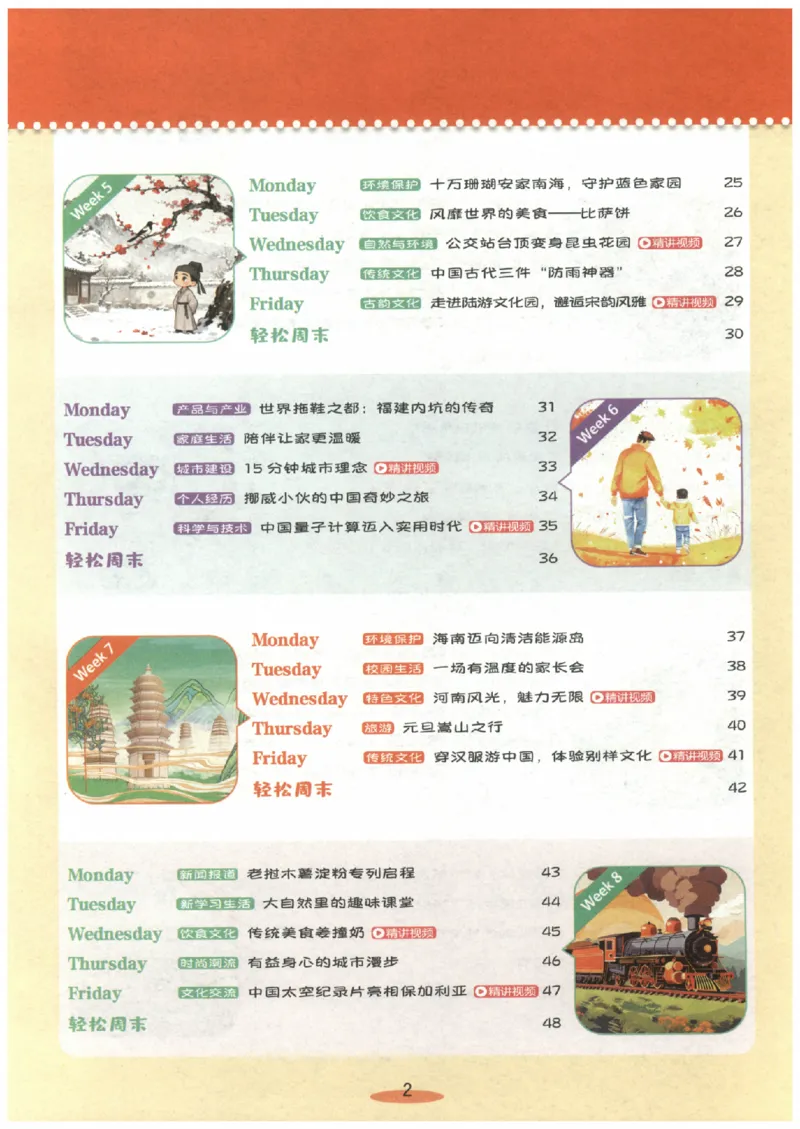 《26秋第4辑哈佛英语时文阅读-6年级_26秋小学初中各机构教辅大合集（一本、教材帮、阳光同学、王朝霞、实验班、小典中点、上分卷、白欧、课堂笔记等等）_26秋小学教辅资料》第6页预览