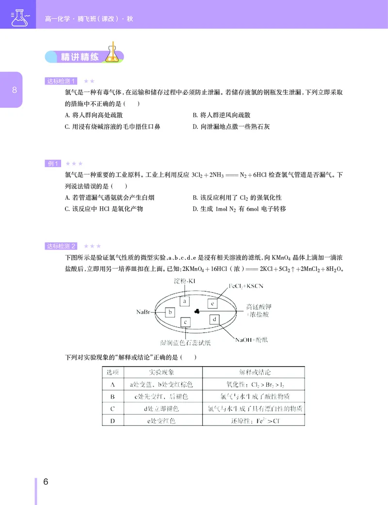 《2019-秋（下册）高一化学直播腾飞班（课改）讲义-087c50ec0897_学而思高一全套_2019秋季高一1_2019秋高一化学腾飞班（课改）李炜_讲义》第7页预览