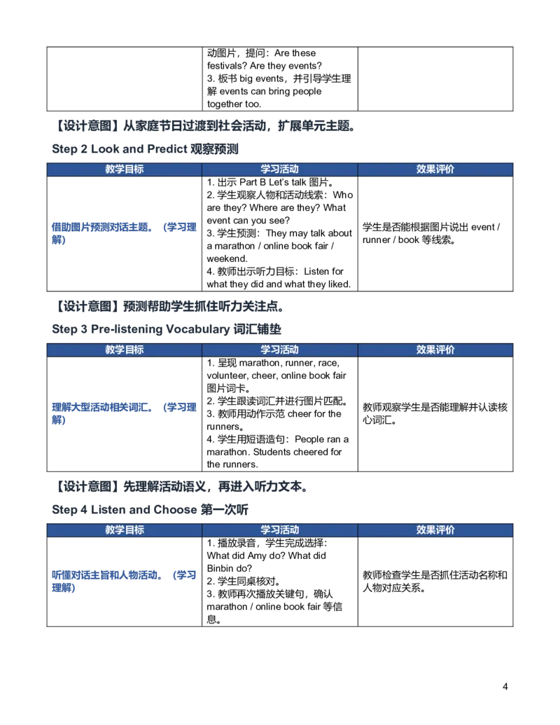 《U2L3PartBLet’stalk&Listandtalk教学设计_小学英语_26秋人教PEP版英语6年级上册核心素养教案+课件新版_2026秋人教版六上英语_6上-人教PEP版英语（2026秋持续更新）_01课件+教案》第4页预览