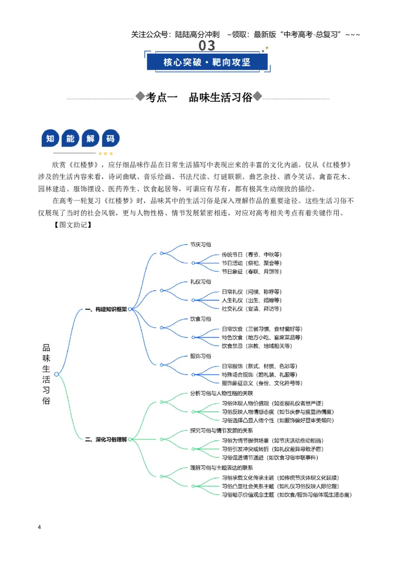 《第03讲《红楼梦》其他考点（复习讲义）（全国通用）_一轮复习_2026年-语文一轮复习_2026年高考语文一轮复习讲义+练习+课件（新教材新高考）-G55_2026版_模块五整本书阅读》第4页预览