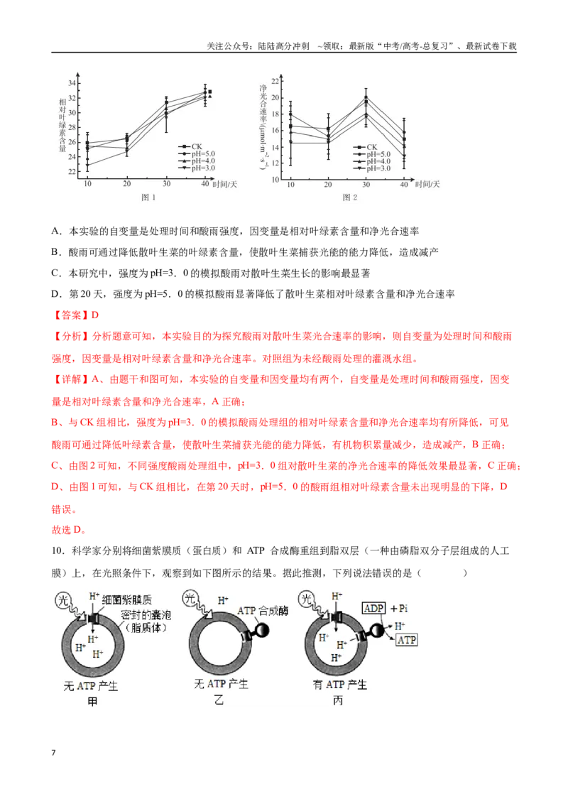 《生物（山西、陕西、宁夏、青海通用）（全解全析）_06-生物-高考总复习_专项复习_2025年_2025年高考押题预测卷（多地区）生物》第7页预览