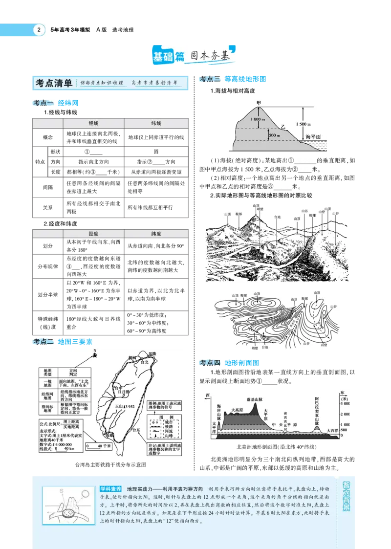 《1_1.专题考点精析(1)_2023版教学资源包_2023版新高考版选考总复习地理5·3A版_1_专题一地球与地图_7_专题考点精析》第2页预览