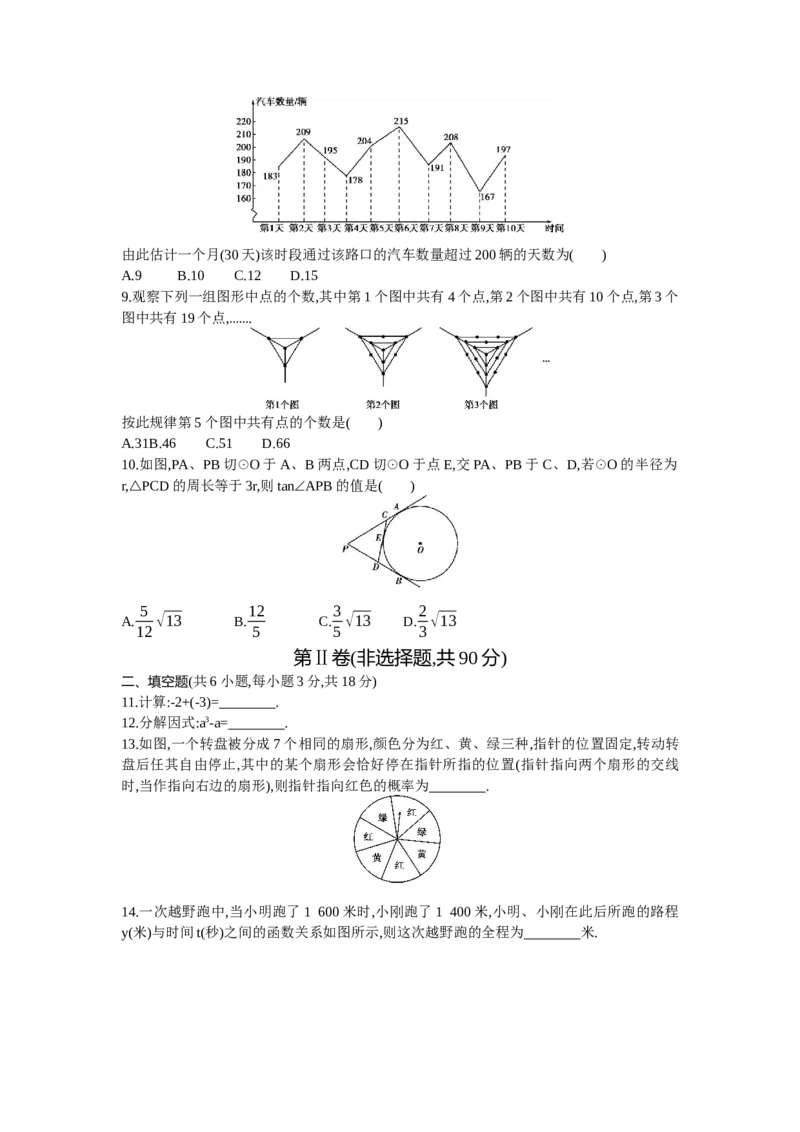 《2014湖北武汉数学试卷+答案+解析(word整理版)_历年中考真题2013-2025_初中数学历年中考真题（2013-2025）_初中数学历年中考真题（2013-2023）_21湖北地区试卷》第2页预览