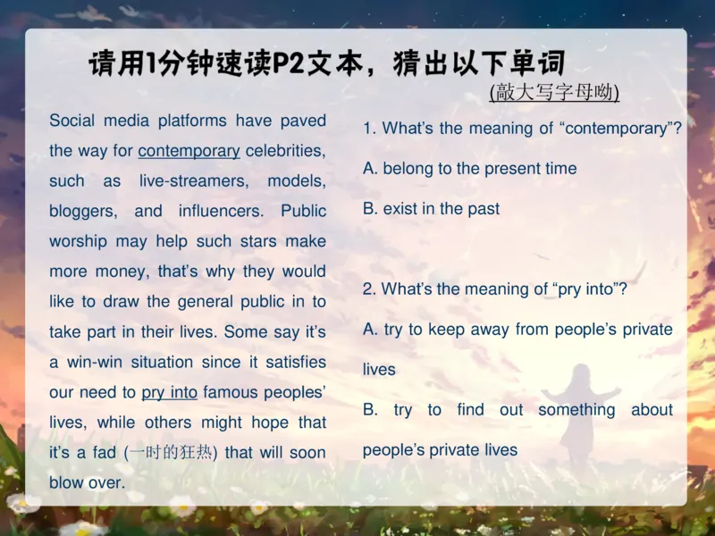 《斐然英语高一985班第1讲补充讲义-8cdeea9bc734_学而思高一全套_2020年春季高一_2020春季目标985班高一英语直播班（全国）顾斐已完结16讲》第9页预览