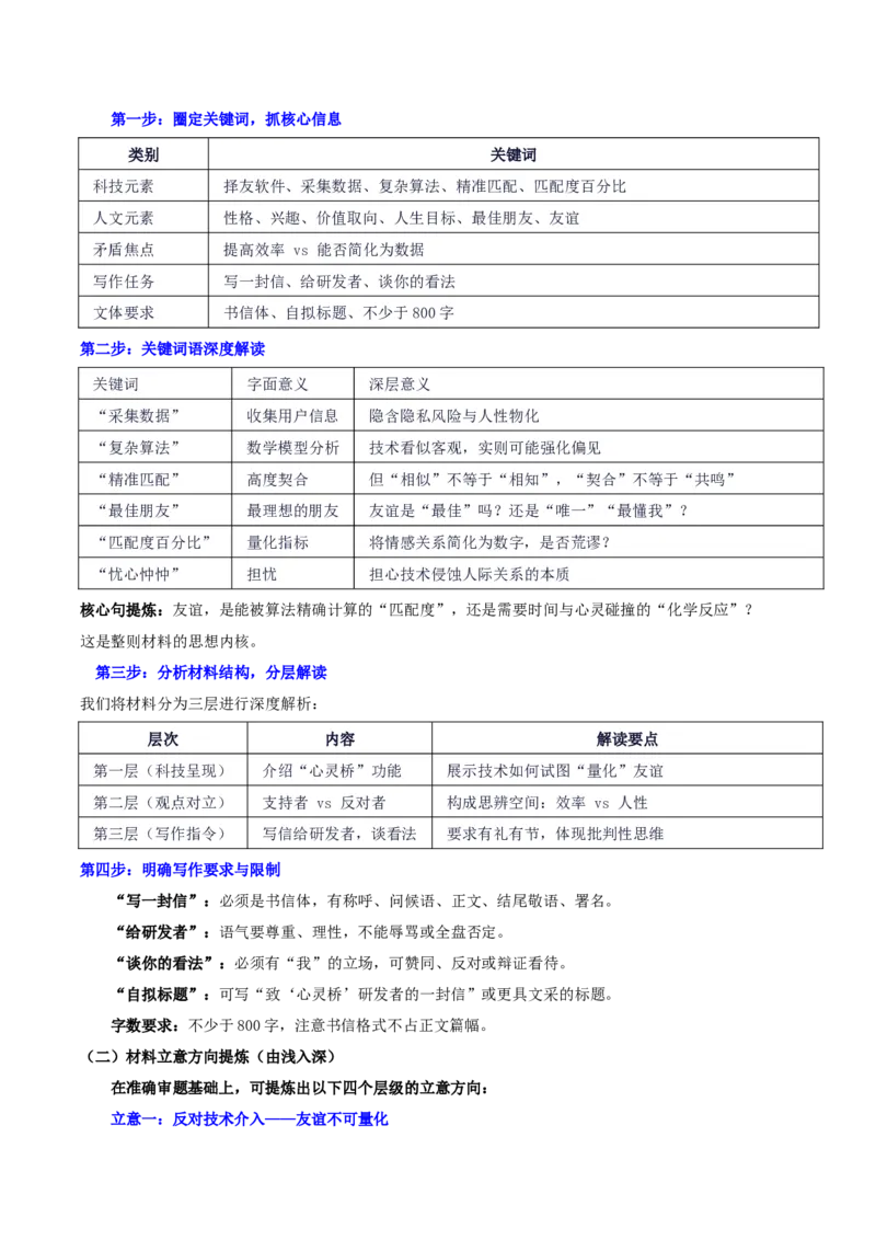 《浙江省天域全国名校协作体联考“让“心灵桥”成为起点，而非终点”_专项复习_2026年-语文专项复习_582026年高考语文各地名校模考卷作文导写》第2页预览