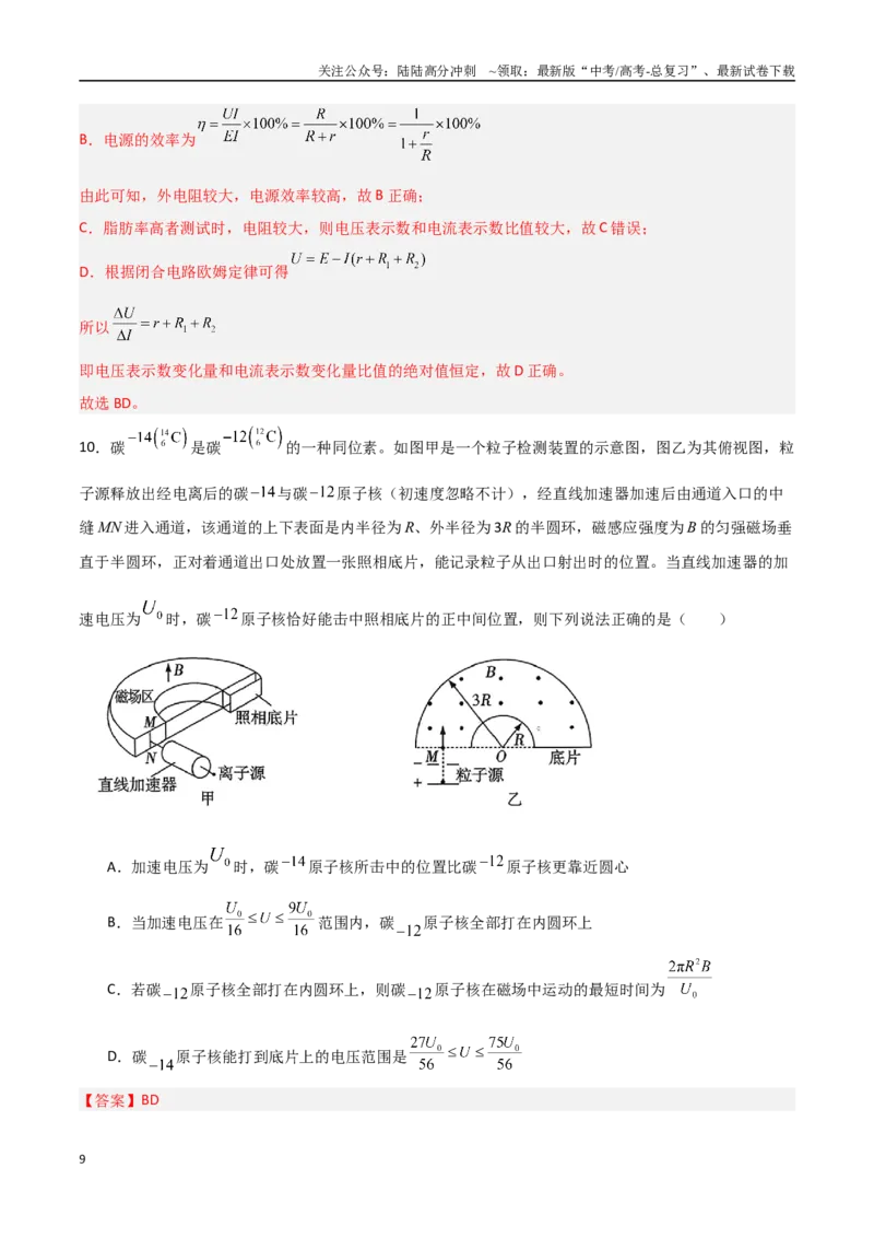 《物理（重庆卷02）（全解全析）_04-物理-高考总复习_专项复习_2025年_2025年高考押题预测卷（多地区）物理》第9页预览