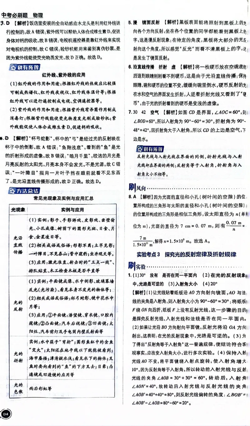 《物理答案解析_2、2025初中必刷题合集_初中必刷题23+24+25上册_24初中必刷题上册+下册全_可信网络等多个文件_历年必刷题和24上册_2024版_中考总复习必刷题合订本_中考必刷题物理》第6页预览