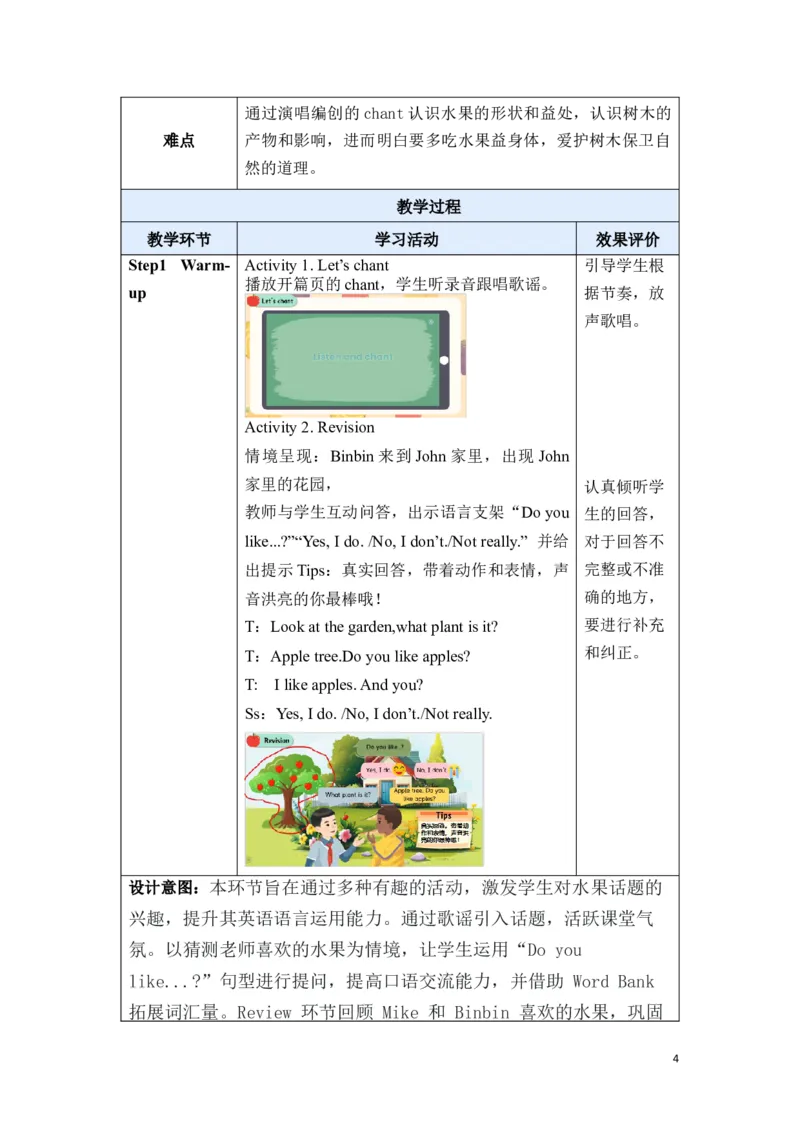 《U4ALearn教案_26秋小学初中各机构教辅大合集（一本、教材帮、阳光同学、王朝霞、实验班、小典中点、上分卷、白欧、课堂笔记等等）_26秋小学教辅资料_1526秋课件教案_小学英语_ALearn》第4页预览