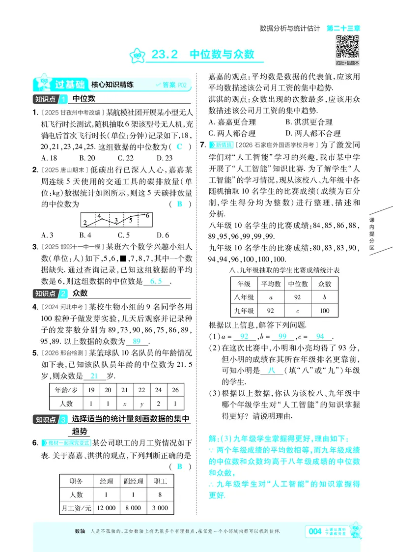 《26秋初中一遍过九上数学冀教主书教用_26秋小学初中各机构教辅大合集（一本、教材帮、阳光同学、王朝霞、实验班、小典中点、上分卷、白欧、课堂笔记等等）_26秋初中教辅资料》第4页预览