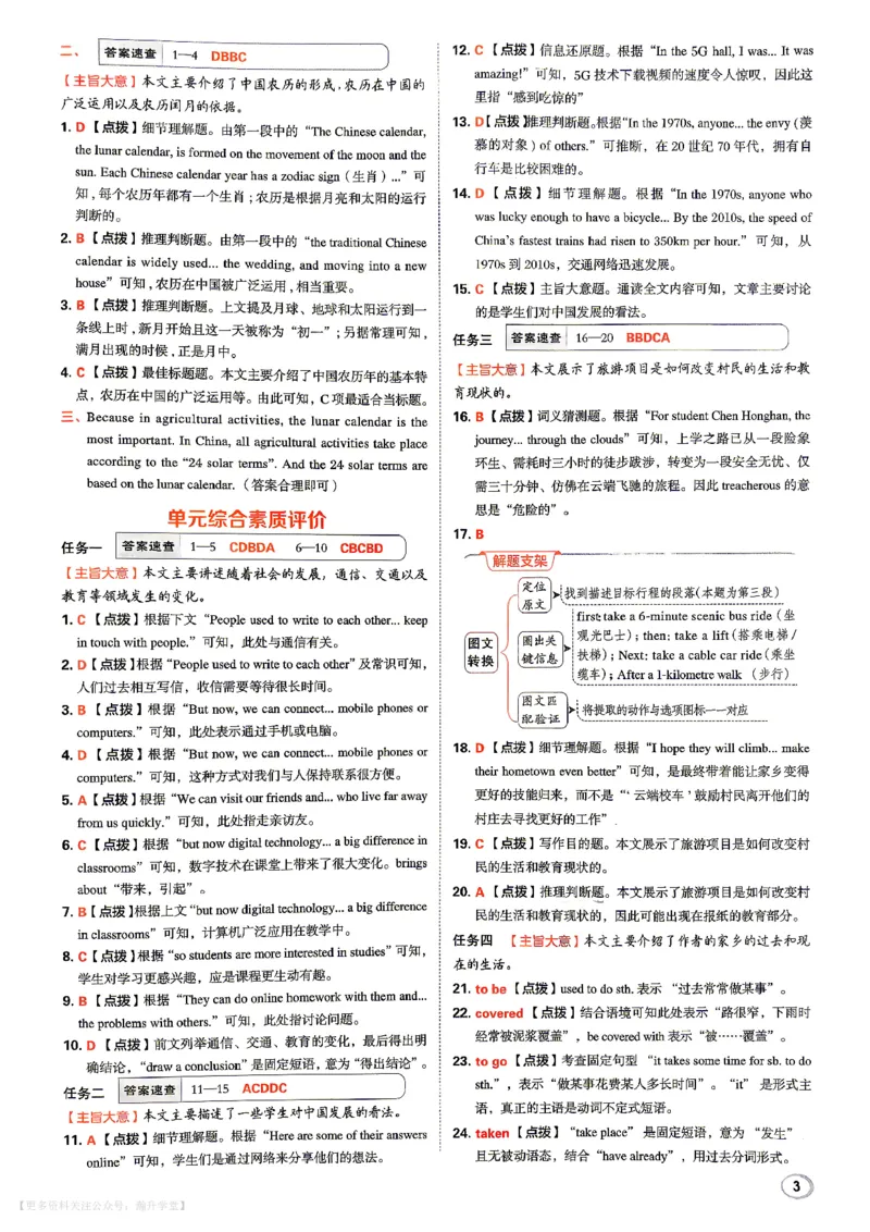《人教九年级典中点答案详细解析_26秋小学初中各机构教辅大合集（一本、教材帮、阳光同学、王朝霞、实验班、小典中点、上分卷、白欧、课堂笔记等等）_26秋初中教辅资料》第4页预览