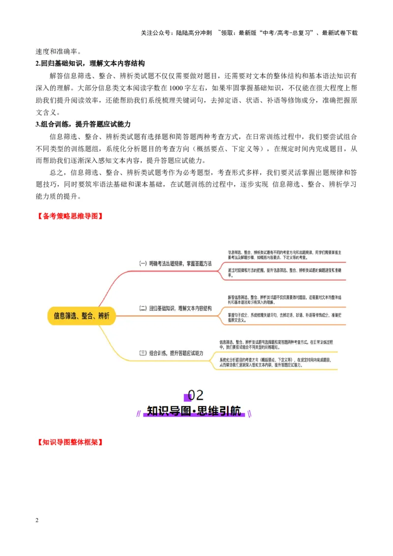 《第01讲信息筛选、整合、辨析（讲义）学生版_一轮复习_2025年_2025年高考语文一轮复习讲义+练习+课件（新教材新高考）_信息类文本阅读》第2页预览