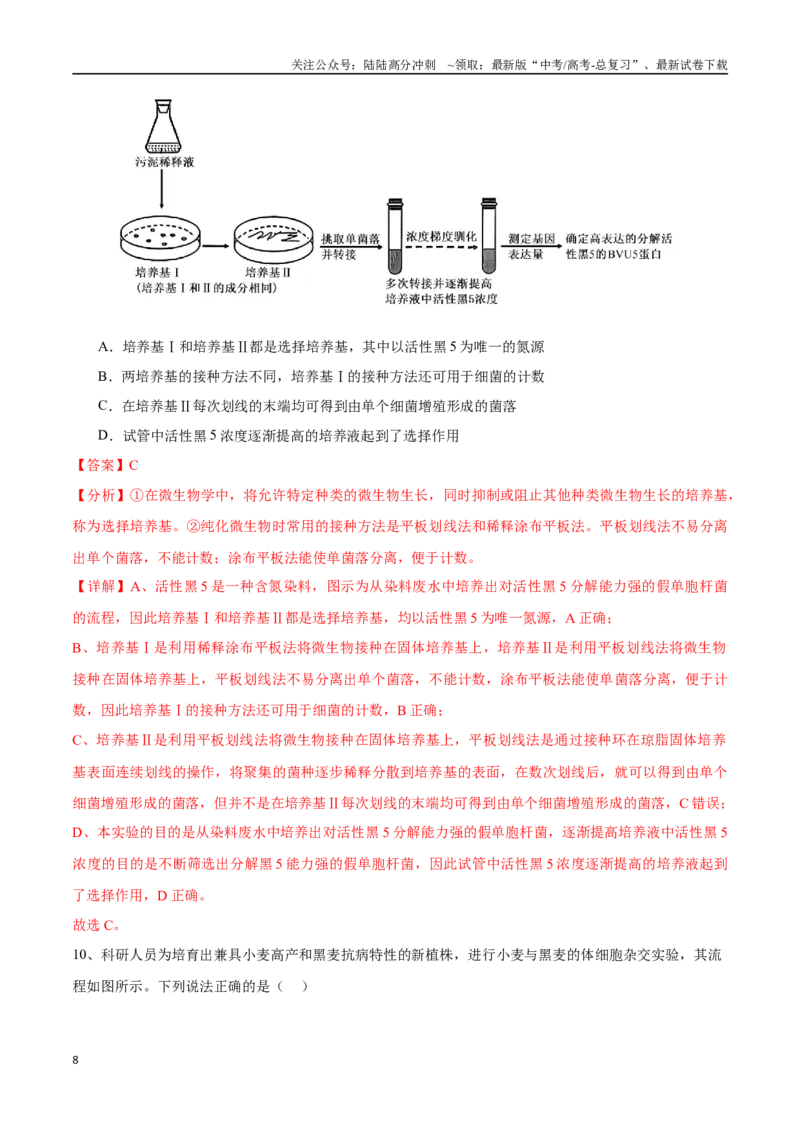 《生物（天津卷02）（全解全析）_06-生物-高考总复习_专项复习_2025年_2025年高考押题预测卷（多地区）生物》第8页预览
