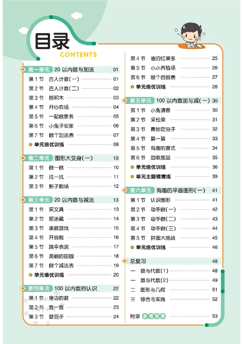 《25版BSD一下数学一课一练SY(2)_1年级下册同步教辅_1下-数学_一下数学-单元+期中+期末试卷_数学-北师大版资料》第1页预览