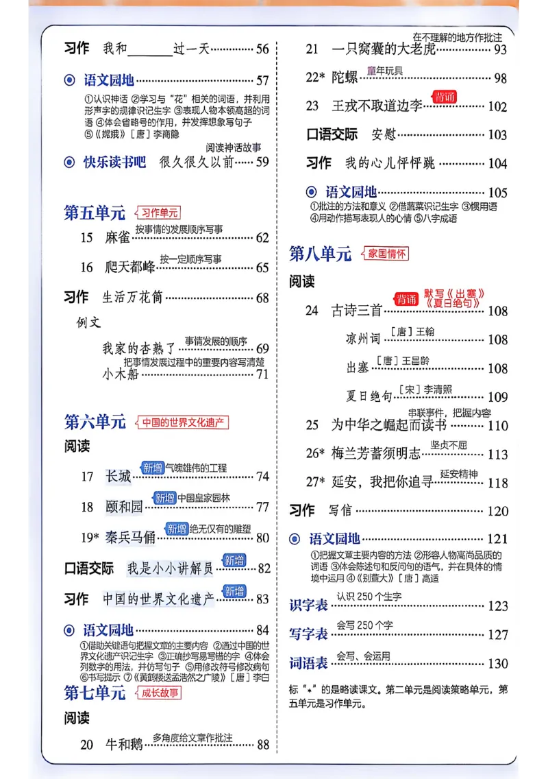 《26秋人教四上语文《课堂笔记》_26秋小学初中各机构教辅大合集（一本、教材帮、阳光同学、王朝霞、实验班、小典中点、上分卷、白欧、课堂笔记等等）_26秋小学教辅资料》第2页预览