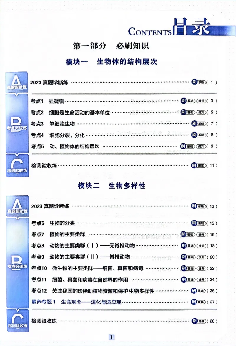 《生物真题.诊断自查版_2、2025初中必刷题合集_初中必刷题23+24+25上册_24初中必刷题上册+下册全_可信网络等多个文件_历年必刷题和24上册_2024版_中考总复习必刷题合订本_中考必刷题生物》第3页预览
