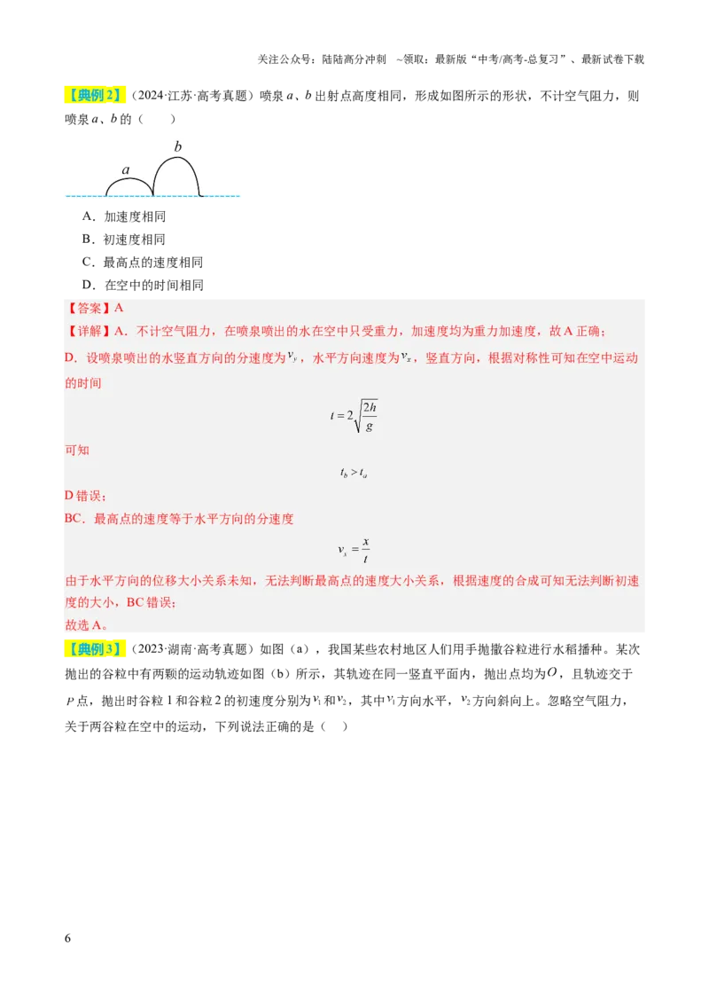 《物理（二）（教师版）-52页_04-物理-高考总复习_专项复习_2025年_2025年高考考前20天终极冲刺攻略物理_2025届》第6页预览