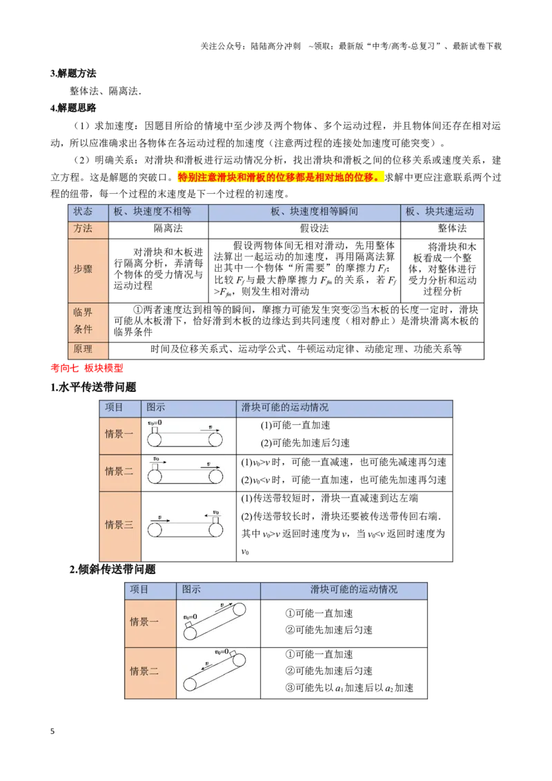 《专题02力与物体的直线运动（学生版）-26页_04-物理-高考总复习_专项复习_2025年_2025年高考物理压轴题专项训练（新高考通用）_资料》第5页预览