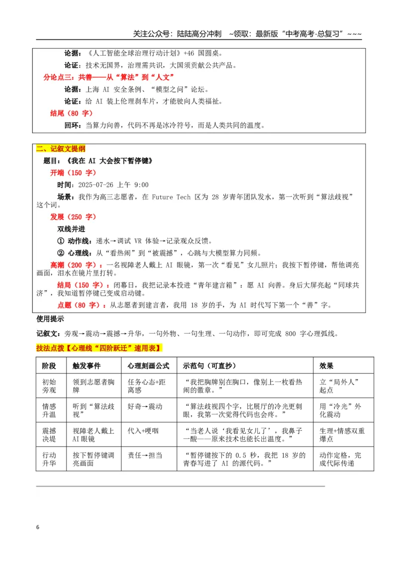 《热点话题24：人工智能全球治理：以青年担当书写“科技向善”的中国答卷_专项复习_2026年-语文专项复习_2026年高考语文作文热点素材积累运用（时代人物+时评精选+作文赏析）-G96_资料》第6页预览