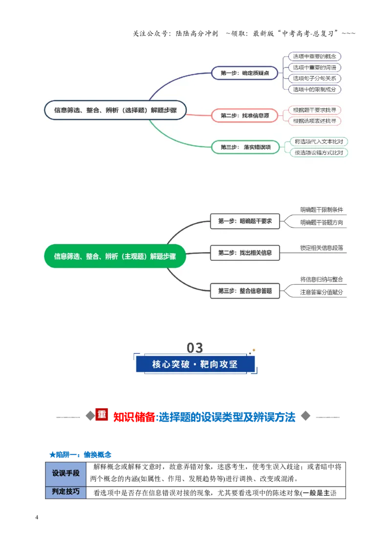 《第01讲信息筛选、整合、辨析（复习讲义）（全国通用）（教师版）_一轮复习_2026年-语文一轮复习_2026年高考语文一轮复习讲义+练习+课件（新教材新高考）-G55_2026版》第4页预览